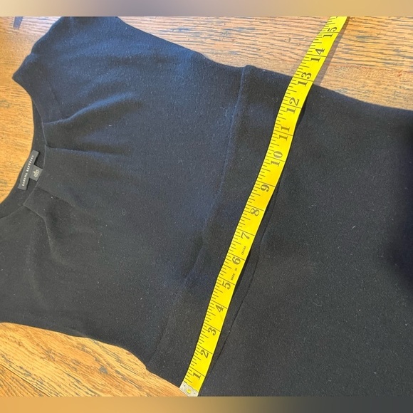 BANANA REPUBLIC little dress 55% black wool size 4 - Picture 4 of 9
